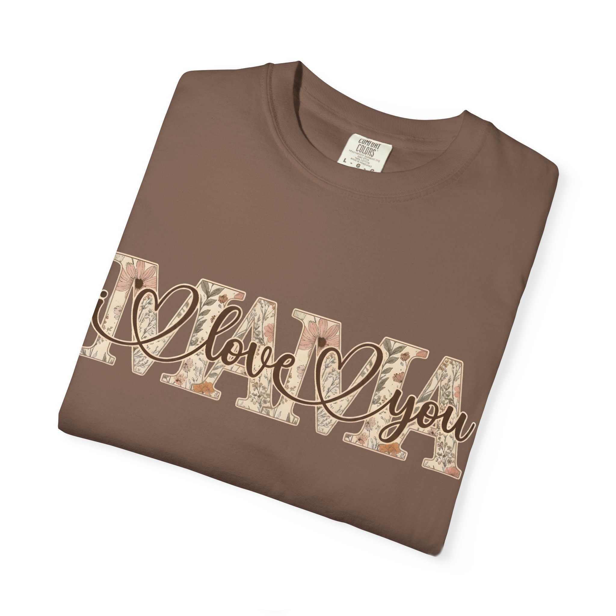 Mama I Love You T-Shirt — Floral Leopard Mom Tee - Image 38