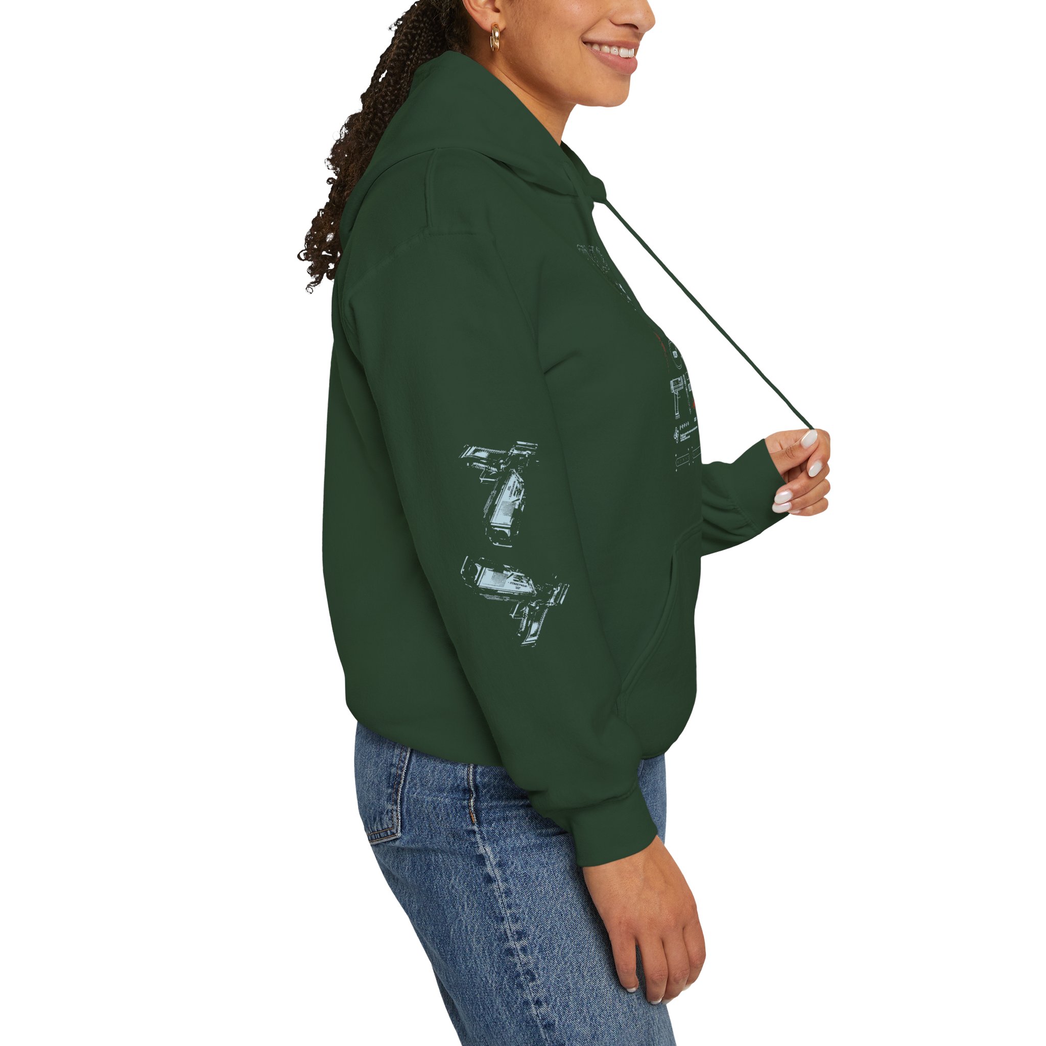 Band Tour Hoodie – Grunge Motorcycle Graphic Pullover - Image 11