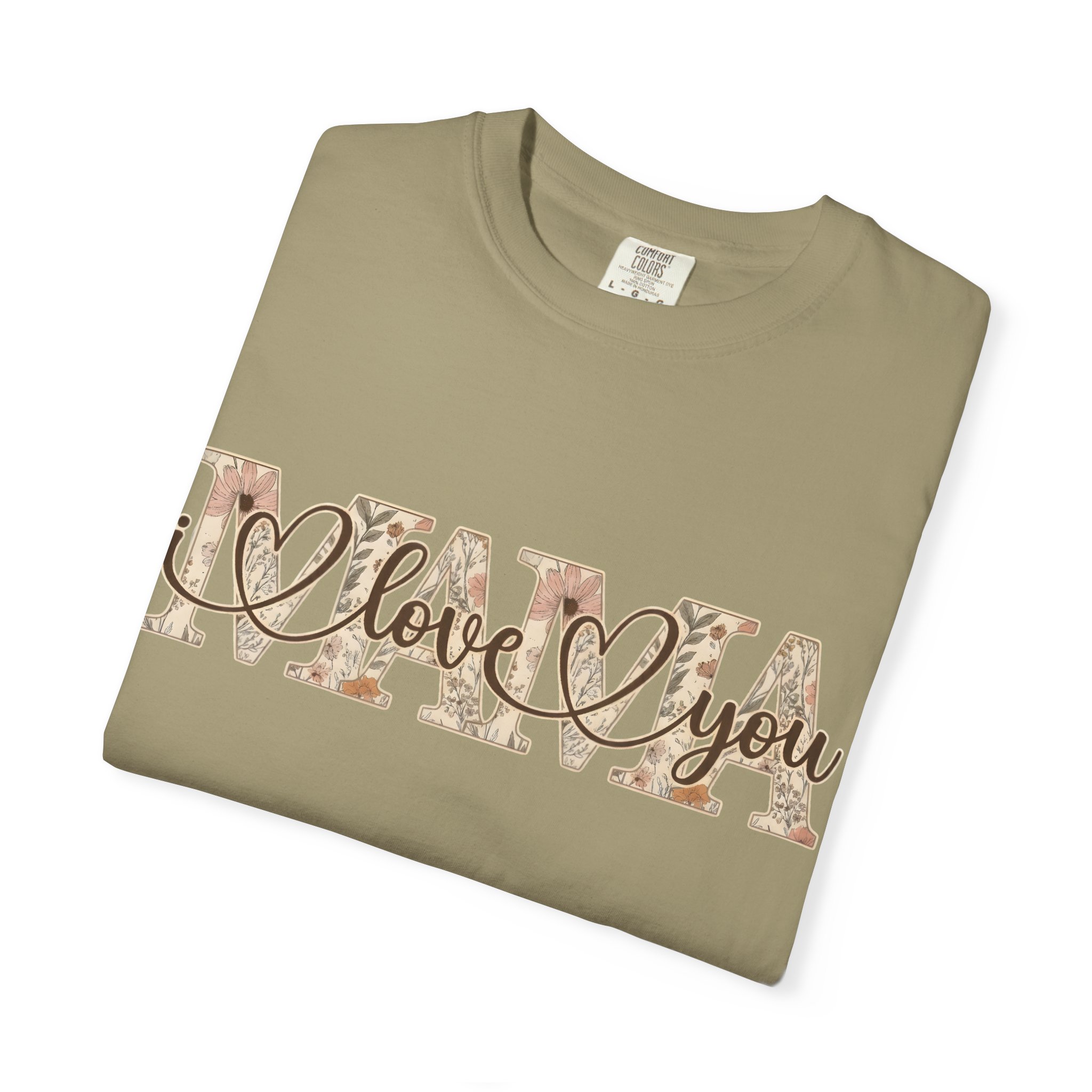 Mama I Love You T-Shirt — Floral Leopard Mom Tee - Image 34