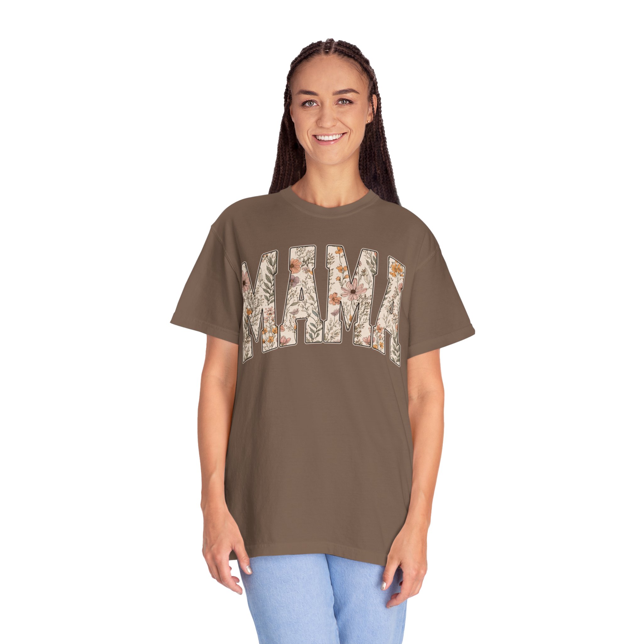 Mama Floral T-Shirt — Vintage Garden Mom Tee for Mother's Day - Image 5
