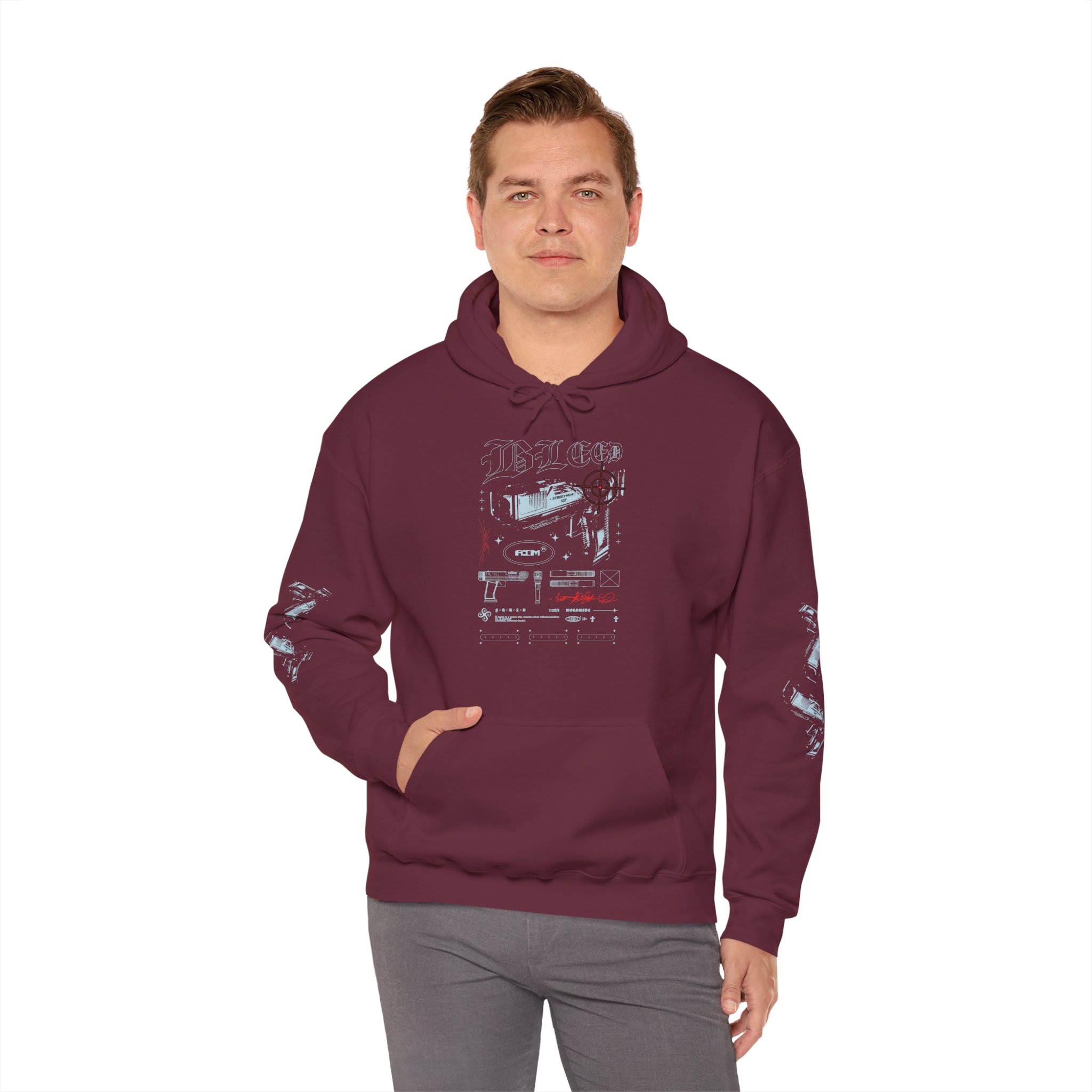 Band Tour Hoodie – Grunge Motorcycle Graphic Pullover - Image 4