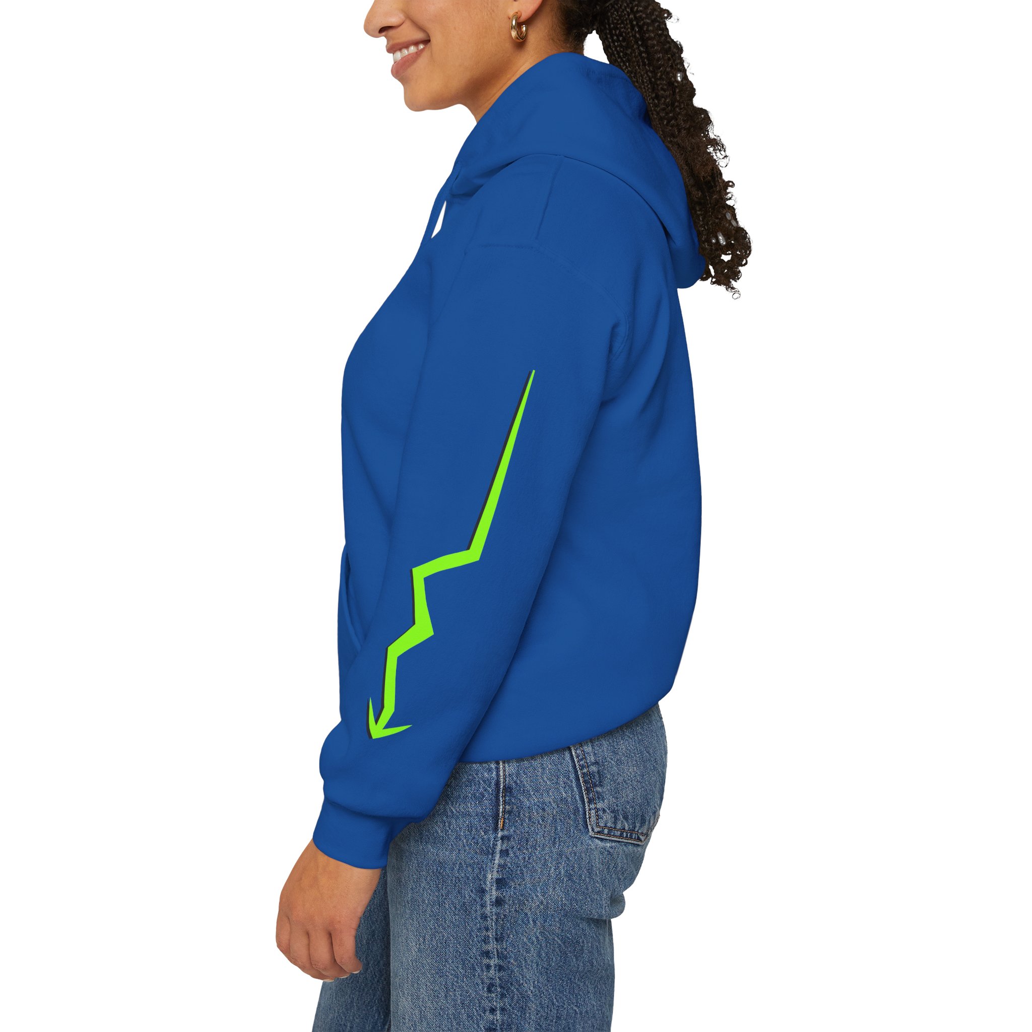 Next Level Hoodie — Neon Green Graphic Pullover - Image 18