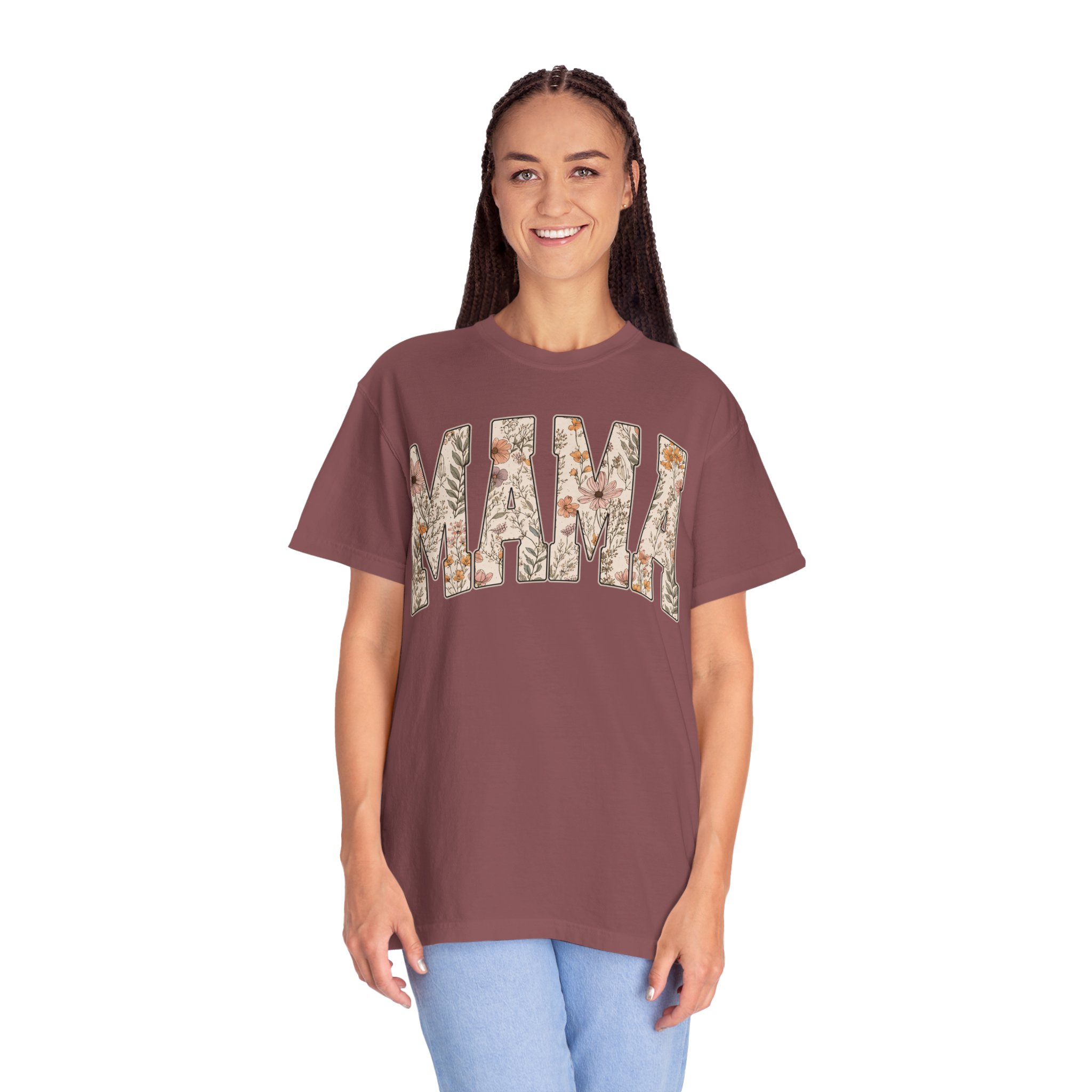 Mama Floral T-Shirt — Vintage Garden Mom Tee for Mother's Day - Image 2
