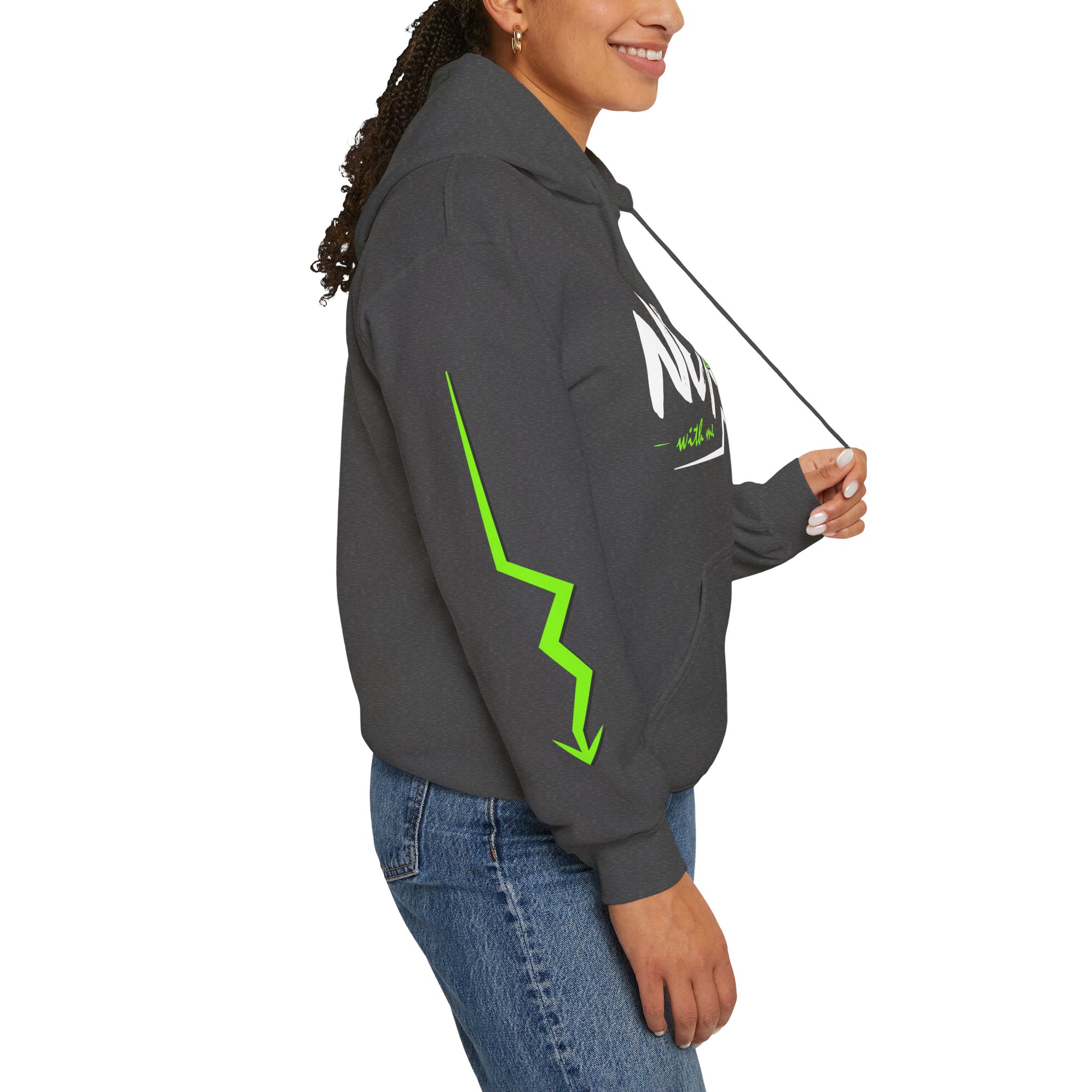 Next Level Hoodie — Neon Green Graphic Pullover - Image 14