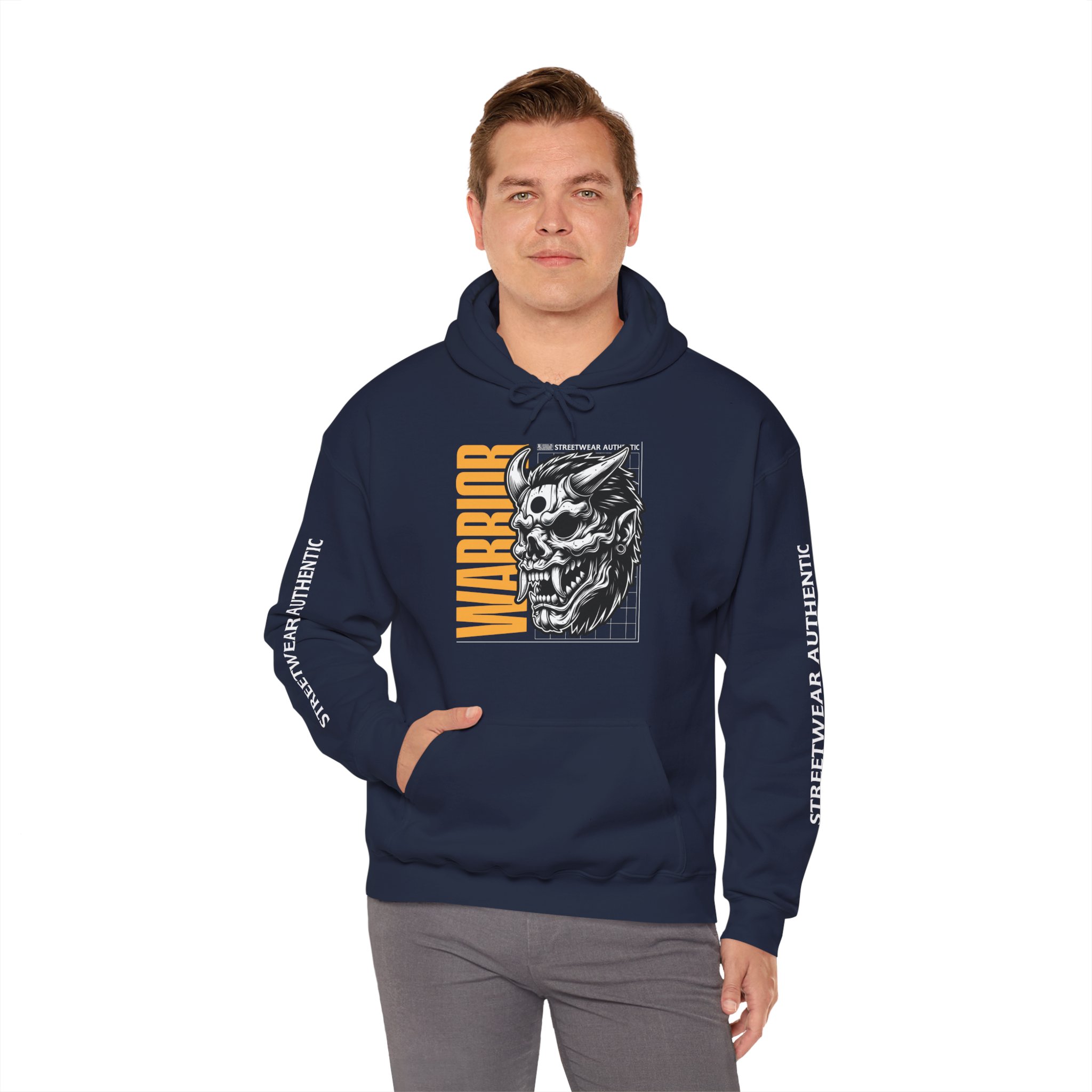 Warrior Demon Skull Hoodie — Bold Graphic Streetwear Pullover - Image 16