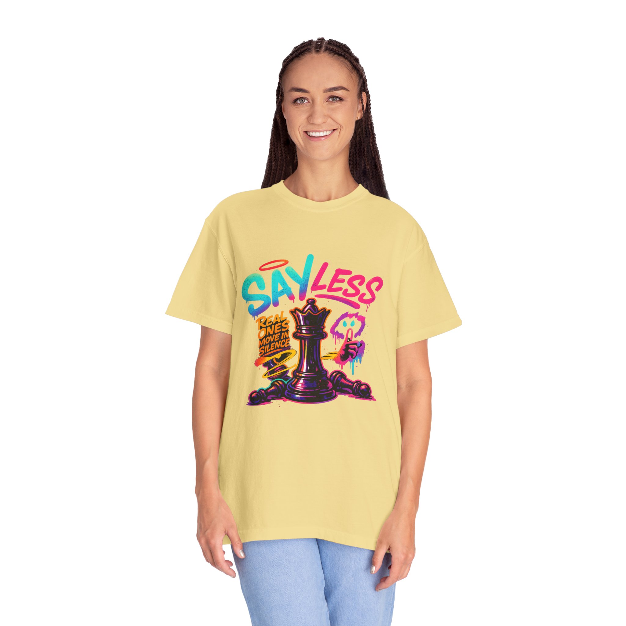 Say Less Chess King Graphic T-Shirt - Image 6