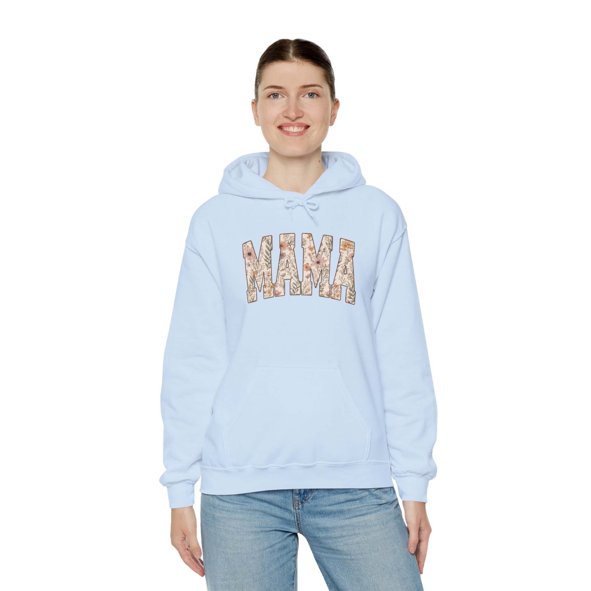Mama Floral Hoodie — Rustic Camouflage "MAMA" Pullover for Moms - Image 9