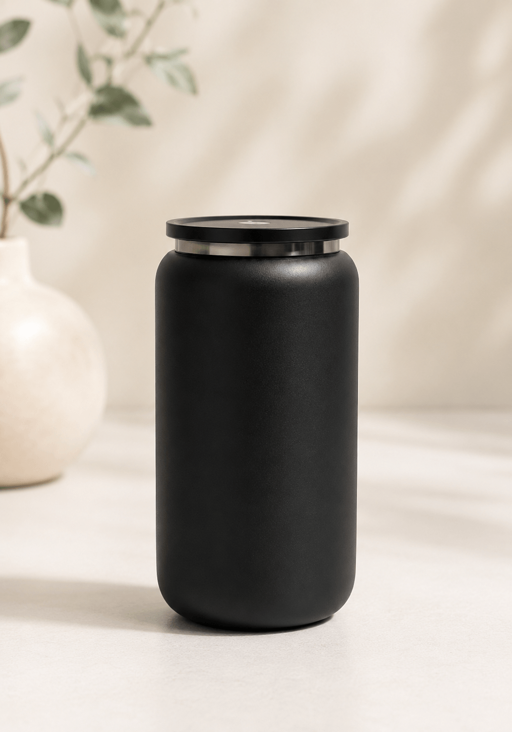 16oz Powder Coated Stainless Steel Can Tumbler with UV DTF Design - Image 4